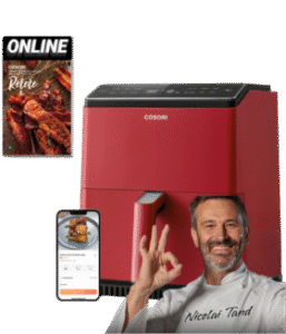 Friteuza cu aer cald Cosori Dual Blaze (Rosu) CAF-P583S-REU (1)