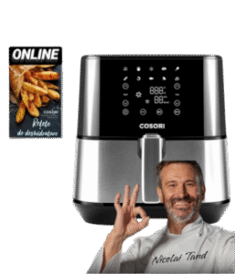 Friteuza cu aer cald si Aparat de deshidratare Cosori Steel CP258-AF-DEU (1)