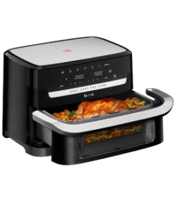 Friteuză dublă cu aer cald Tefal Dual Easy Fry Flex EY9228E0